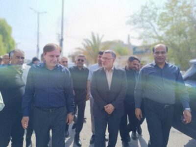 وزیر بهداشت وارد عسلویه شد/ بازدید از مراکز درمانی و پروژه‌های سلامت استان بوشهر